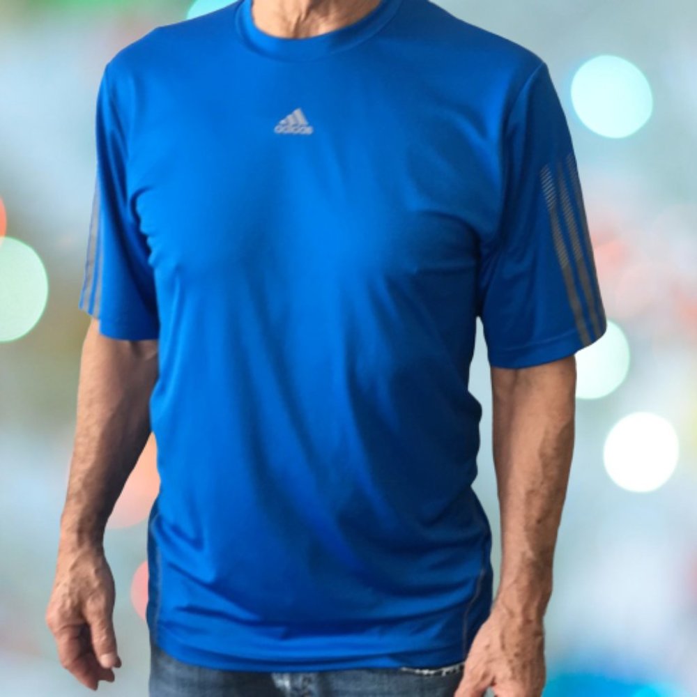 ADIDAS MEN’S ACTIVEWEAR TOP BLUE SIZE M - Picture 7 of 7